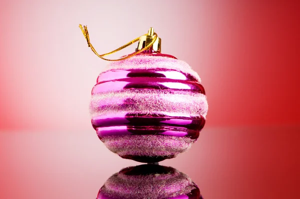 Christmas Decoration Reflective Background Holiday Concept — Stock Photo, Image