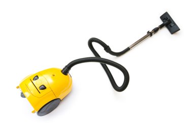 Vacuum cleaner isolated on the white background clipart
