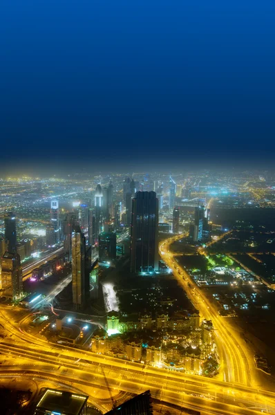 Panorama du centre-ville de Dubaï - EAU — Photo