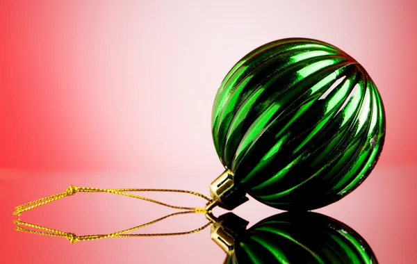 Decoración Navidad Fondo Reflectante Concepto Vacaciones —  Fotos de Stock