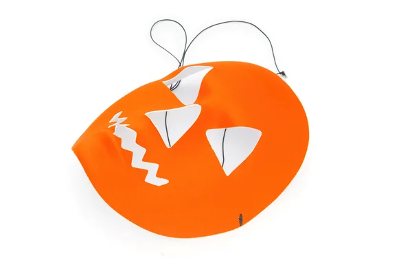 Oranje enge halloween masker als concept vakantie — Stockfoto