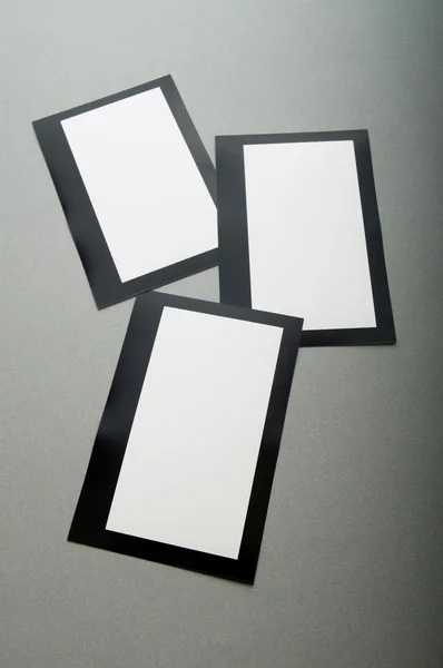 stock image Designer concept - blank photo frames for your photos