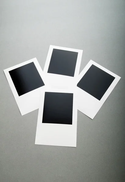 デザイナーの概念-あなたの写真のための空白の写真フレーム — ストック写真