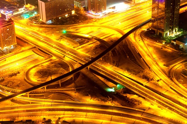 Panorama Van Town Dubai Stad Uae — Stockfoto
