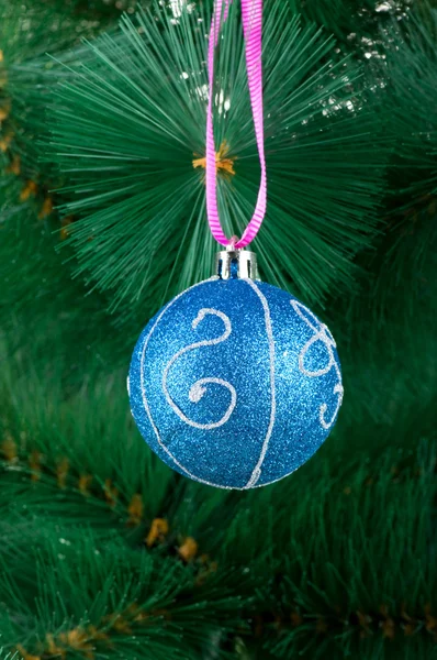 Vánoční Dekorace Stromě Dovolená Koncepce — Stock fotografie