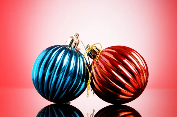Karácsonyi dekoráció a fényvisszaverő háttér - holiday konc — Stock Fotó