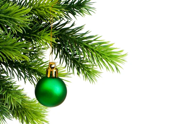 Vánoční dekorace izolované na bílém pozadí — Stock fotografie