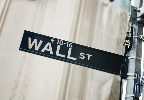 纽约城-4 sep 2010-华尔街和股票交易所 — 图库照片