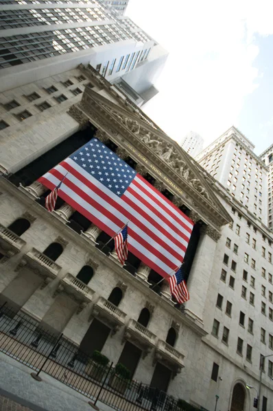 Нью-Йорк - 4 вересня 2010 - Уолл-стріт і фондової біржі — стокове фото