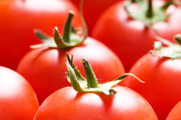 Tomates Rouges Disposées Stand Marché — Photo