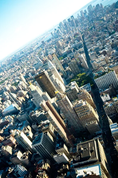 키 큰 마천루와 뉴욕 시티 파노라마 — 스톡 사진