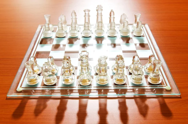Uppsättning Chess Siffror Spelbrädet — Stockfoto