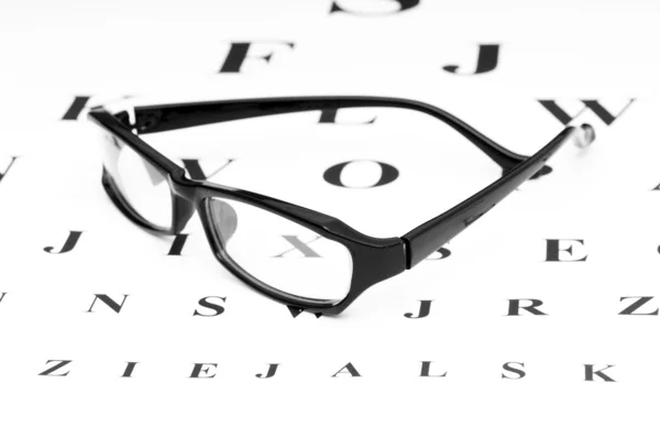 Óculos Leitura Ópticos Mesa Visão — Fotografia de Stock
