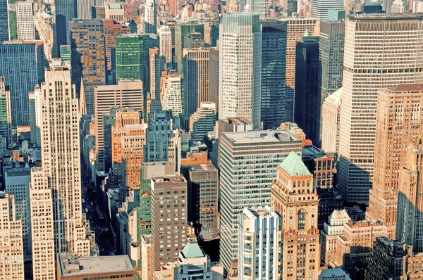 高層ビルとニューヨーク市のパノラマ — ストック写真
