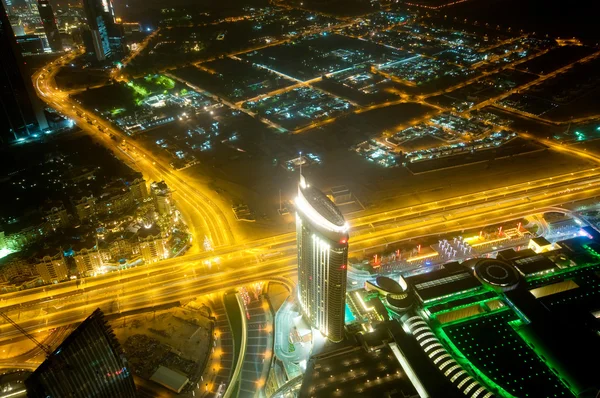 stock image Panorama of down town Dubai city - UAE