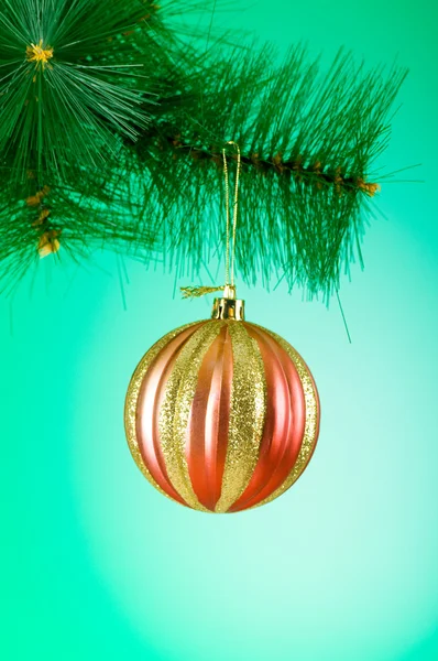 Рождественское Оформление Красочном Градиентном Фоне — стоковое фото