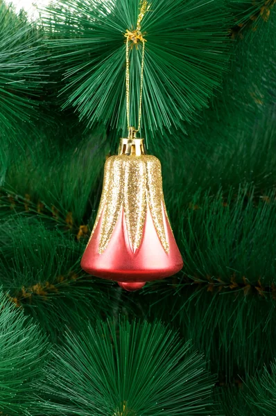 Christmas decoration on the tree - holiday concept — Stock Photo, Image