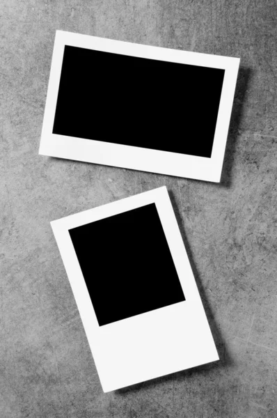 stock image Designer concept - blank photo frames for your photos