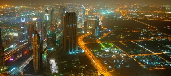 stock image Panorama of down town Dubai city - UAE