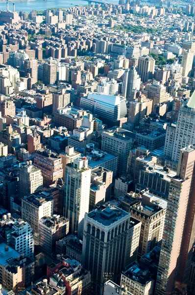 Πόλη Της Νέας Υόρκης Πανόραμα Ψηλός Ουρανοξύστες — Φωτογραφία Αρχείου