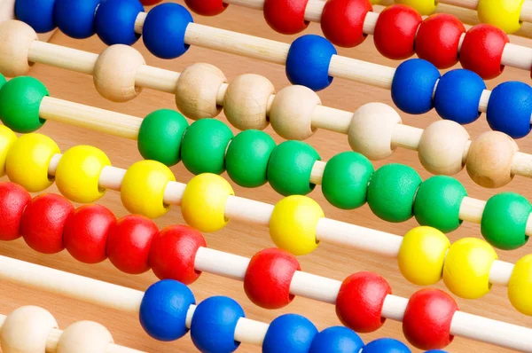 Stock image Education concept - Abacus with many colorful beads