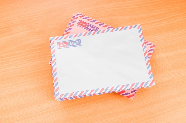 Mail Concept Many Envelopes Table — Stock Photo, Image