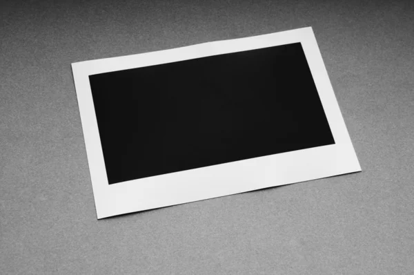 デザイナーの概念 あなたの写真のための空白の写真フレーム — ストック写真