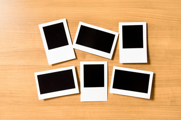 Designer concept - blank photo frames for your photos