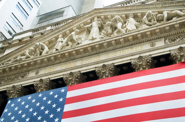 Nueva York Septiembre 2010 Wall Street Bolsa Valores —  Fotos de Stock