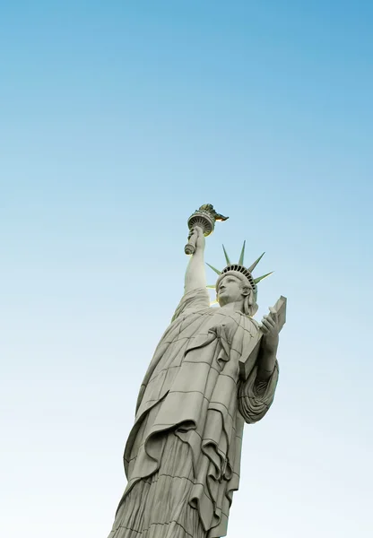 En berømt frihetsstatue i New York. – stockfoto