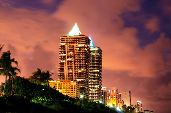Panorama of the hotel near sea side — Stock Photo, Image