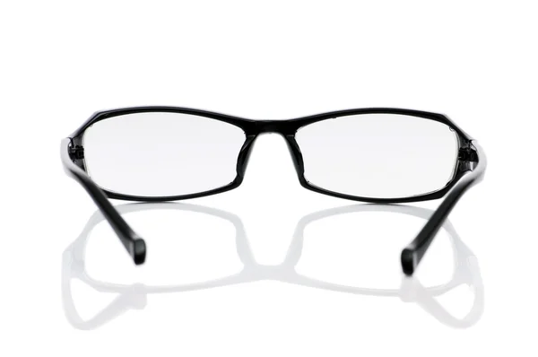 Οπτική Γυαλιά Ανάγνωσης Απομονωμένη Στο Λευκό — Φωτογραφία Αρχείου
