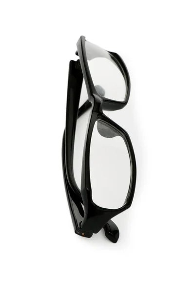Vidros Ópticos Leitura Isolados Branco — Fotografia de Stock