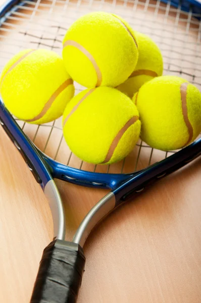 Tenisz Koncepció Ütő Labda — Stock Fotó