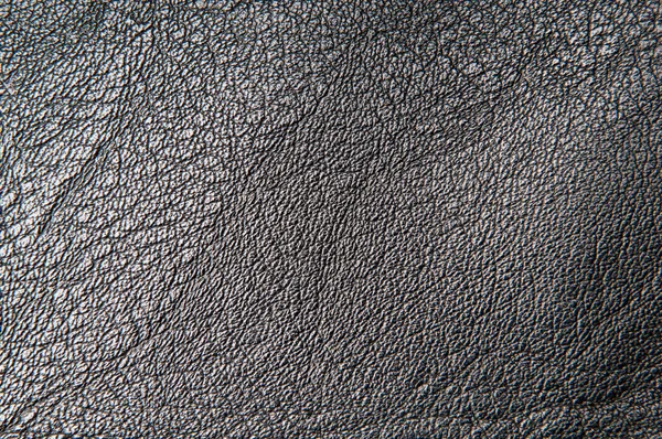 Black leather close up for your background — Stock Photo, Image
