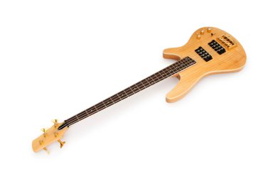 Beyaz arka plan üzerinde izole müzik gitar