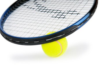 Tenis raket ve topları konseptiyle