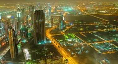 down town dubai şehir - BAE Panoraması