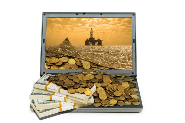 Concept depicting high oil prices — Stock Photo, Image