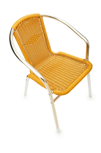 Beach chair isolated on the white background — Stock Photo, Image