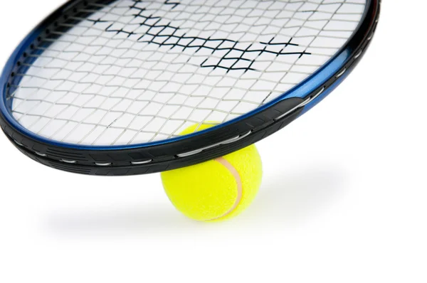 Tenis raket ve topları konseptiyle — Stok fotoğraf