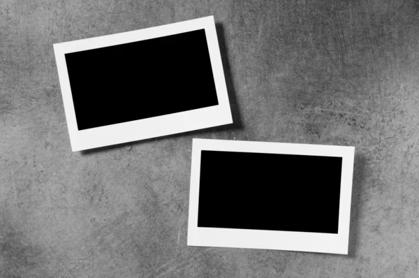 stock image Designer concept - blank photo frames for your photos