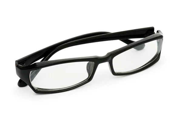 Οπτική γυαλιά ανάγνωσης, απομονωμένη στο λευκό — Φωτογραφία Αρχείου
