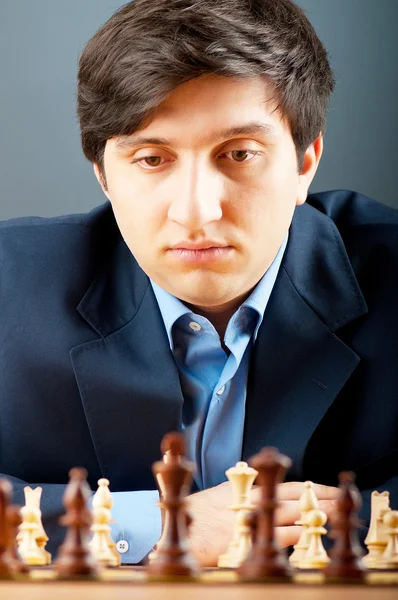 Великий магистр ФИДЕ Вугар Гашимов (Мировой рейтинг - 12) из Азербайджана — стоковое фото