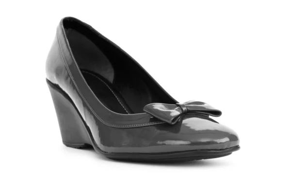 Černé boty izolovaných na bílém pozadí — Stock fotografie