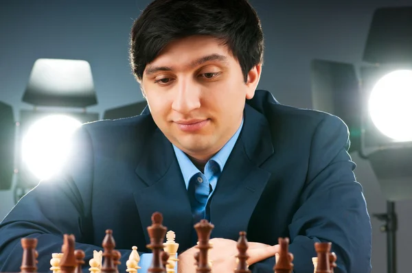 FIDE Grand Master Vugar Gashimov (Dünya Sıralaması - 12) Azerbaycan üzerinden — Stok fotoğraf