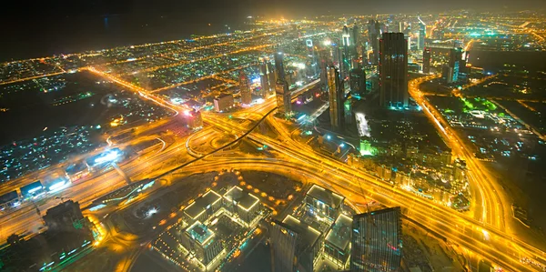 Stock image Panorama of down town Dubai city - UAE