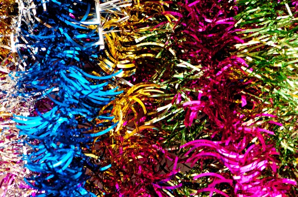 Abstrakt färg bakgrunden av många färgstarka fibrer — Stockfoto