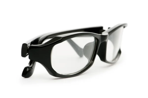 Lectura de gafas ópticas aisladas en el blanco —  Fotos de Stock