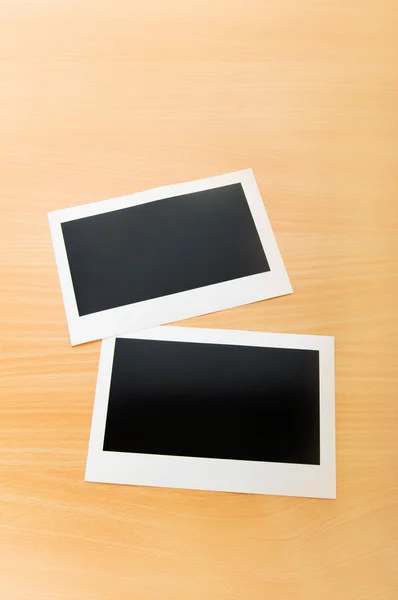 Designer concept - blank photo frames for your photos — Stock Photo, Image